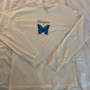 Unique Butterfly Long tee